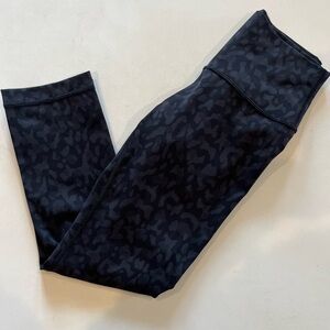 Lululemon align tight 21” black cheetah size 4